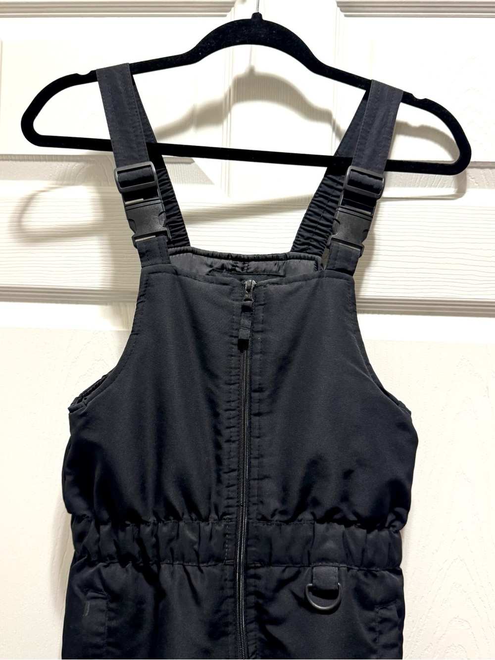 Kids Black Snow Bibs
